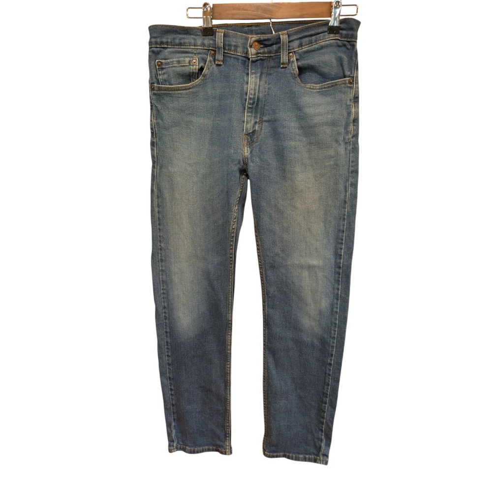 Levi's 505    Jeans 32X32 (actual And Tag) Blue  zipper Fly Denim Jeans )‎